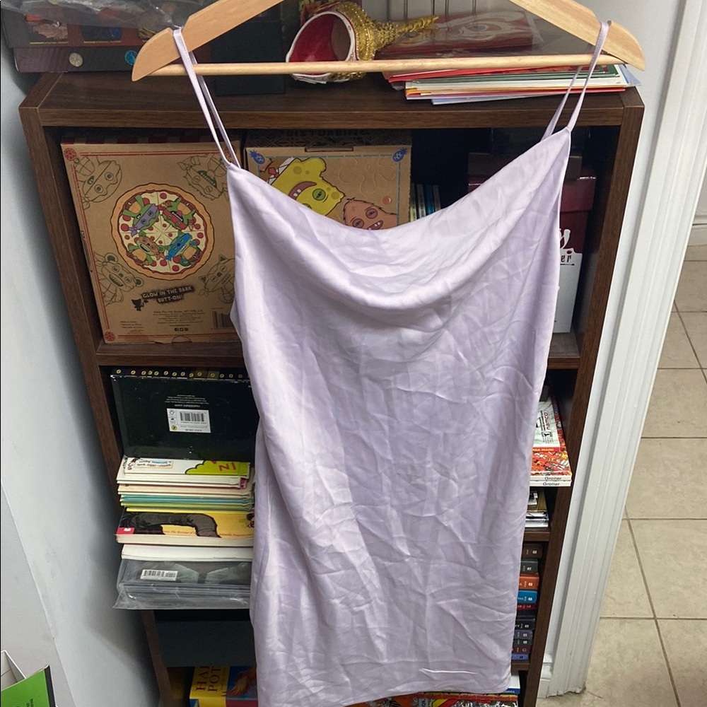 Urban Outfitters Lilac Satin Dress